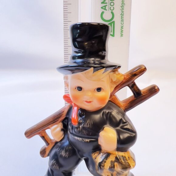 Goebel Hummel Vintage Figurine Chimney Sweep TMK-5 Era Artist Signed AH Germany - Picture 8 of 9